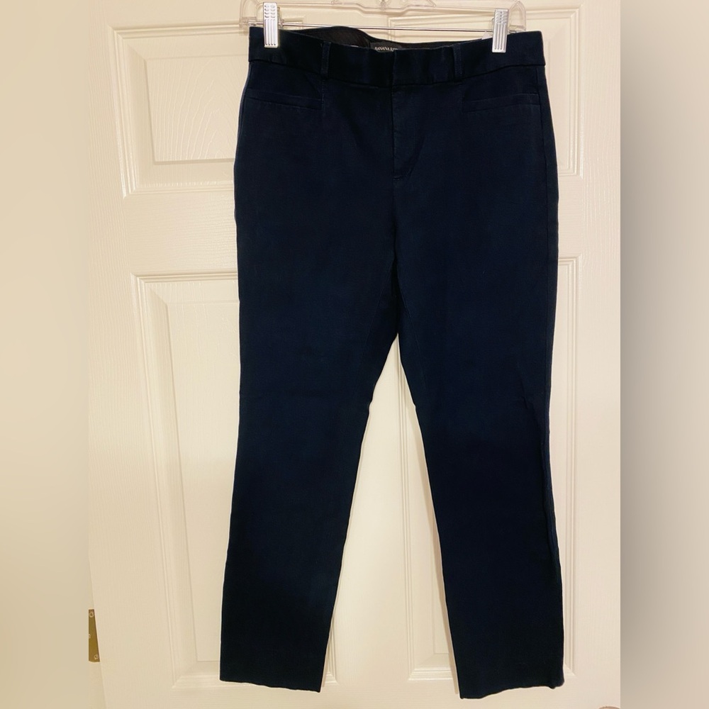 Banana Republic Sloan Curvy Fit pants in Navy